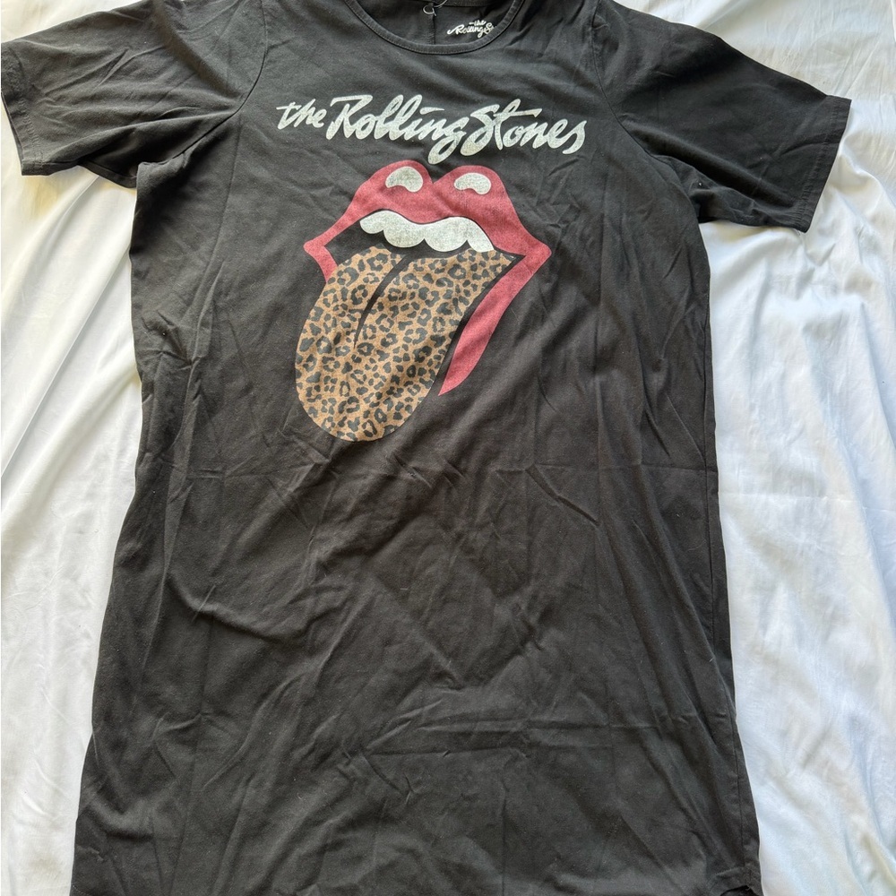 The Rolling Stones Cheetah Tongue tshirt dress - Picture 3 of 5